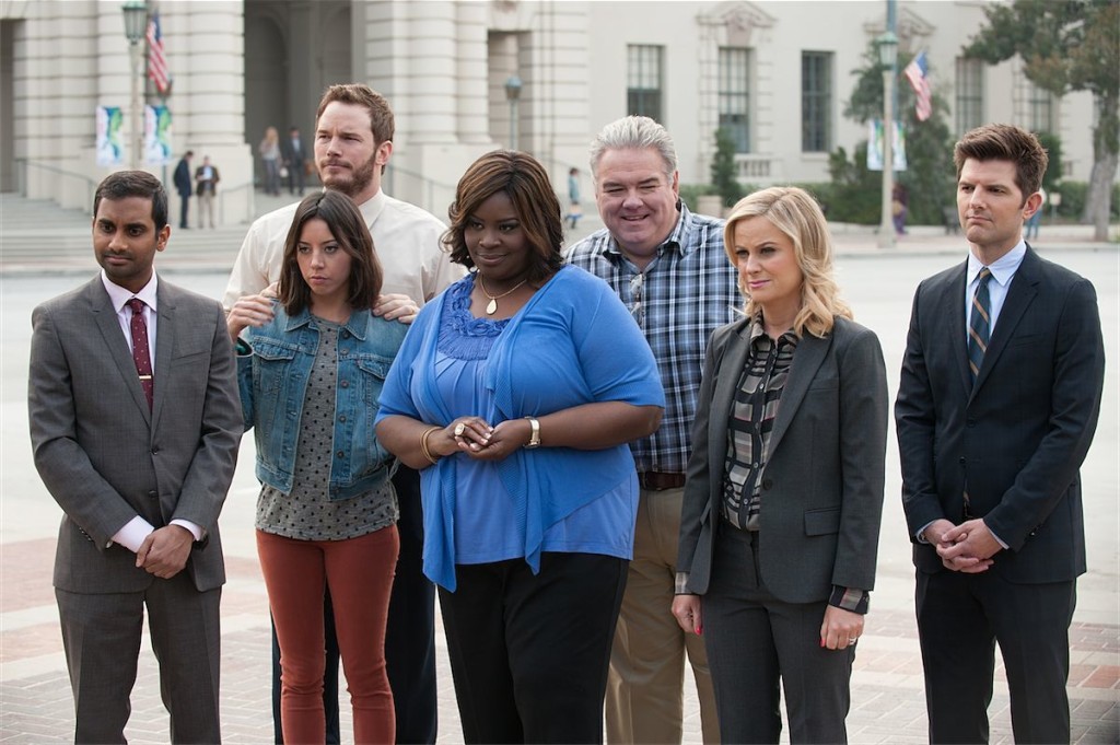 Aziz Ansari, Aubrey Plaza, Chris Pratt, Retta, Jim O'Heir, Amy Poehler ve Adam Scott