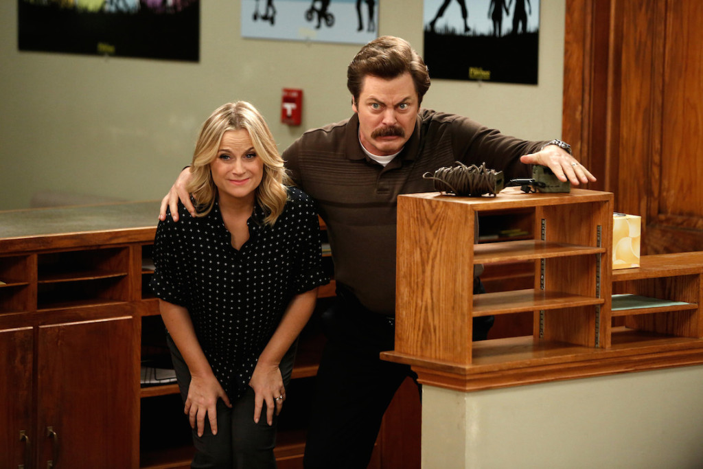 Amy Poehler ve Nick Offerman