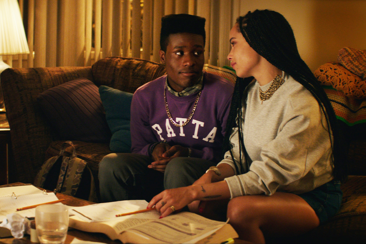 Shameik Moore ve Zoë Kravitz
