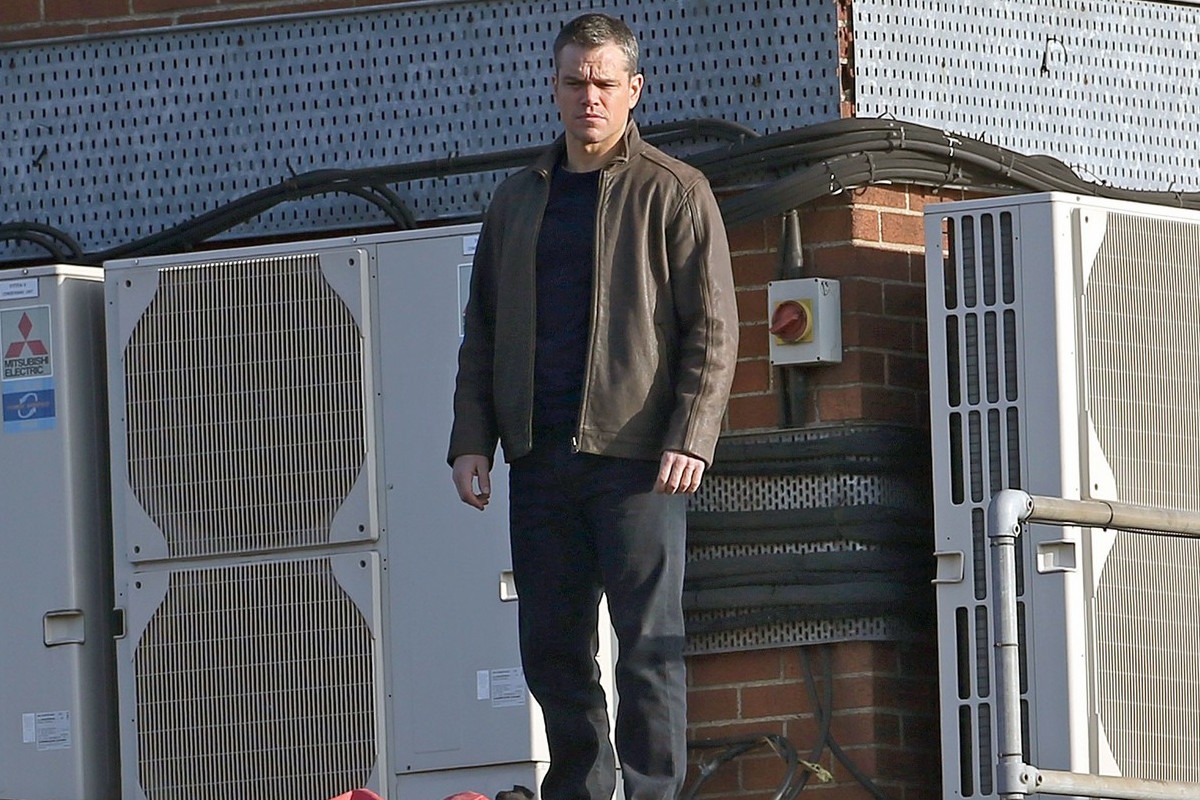 Matt Damon On The Set Of The Upcoming 'Bourne' Sequel